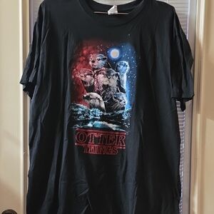 Gildan Black Otter Graphic Tee